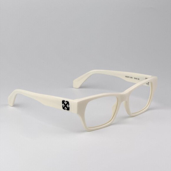 Off-White STYLE 7E Men Eyeglasses White Square Frame | Model OERJ07E 0100 - Picture 5 of 9